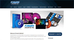 Desktop Screenshot of formats-unlimited.com